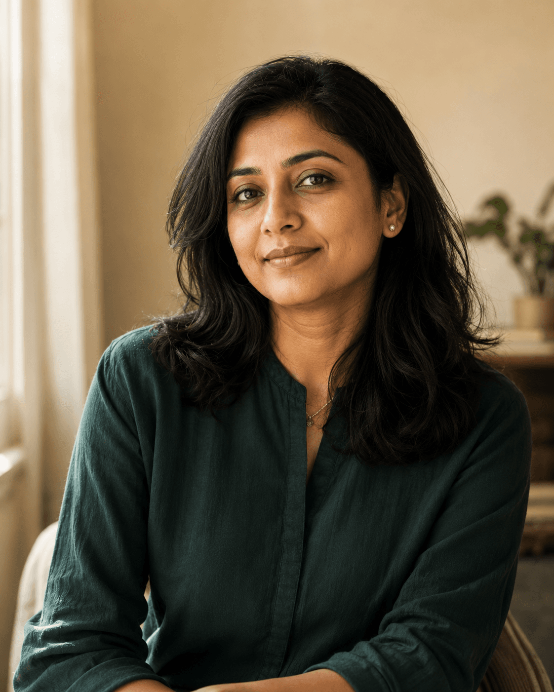 Portrait of Prerna Jain, Founder & Director of Adhyan Concepts